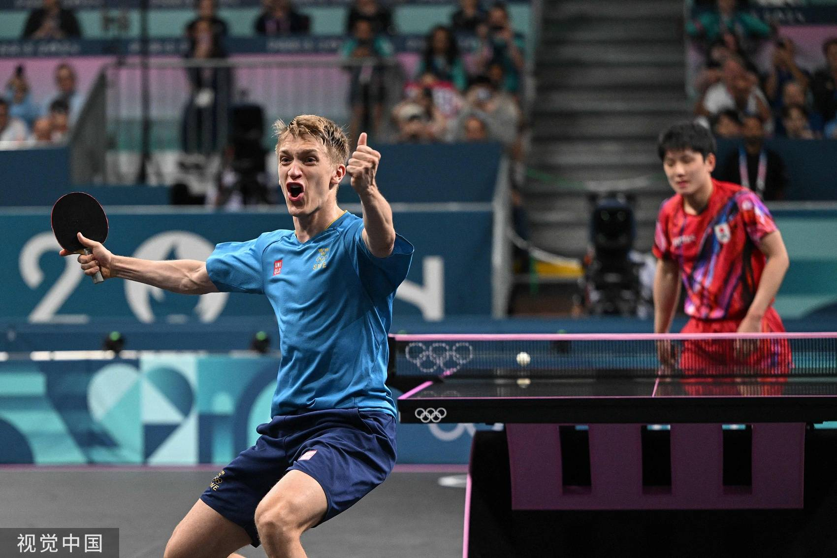 葡萄牙队力克瑞典队，张本智和点燃赛场